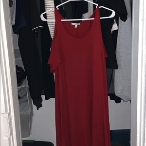 Charlotte Russe Red Flowing Dress